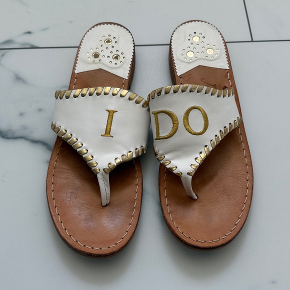 Jack Rogers “I DO' Sandals - Picture 1 of 3